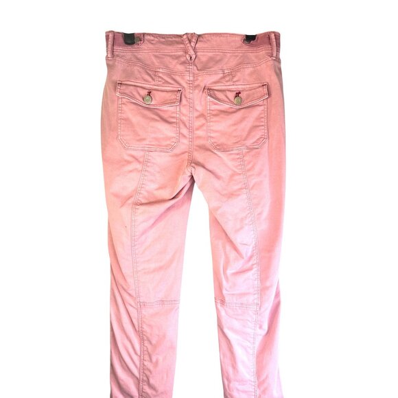 2/$30 Size 2 White House Black Market Pink Straight Crop Pants - Picture 8 of 13